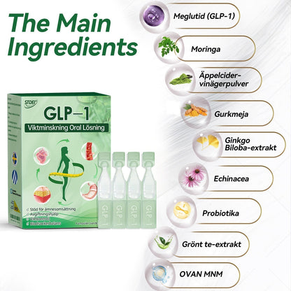 STDEI® 💧GLP-1 Viktminskning Oral Lösning Endast en gång i veckan, första förändringar synliga på 7 dagar ✅