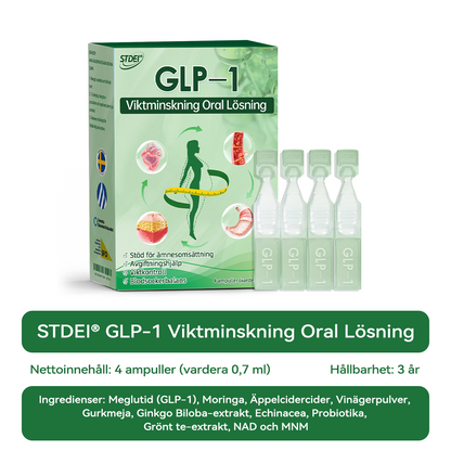 STDEI® 💧GLP-1 Viktminskning Oral Lösning Endast en gång i veckan, första förändringar synliga på 7 dagar ✅
